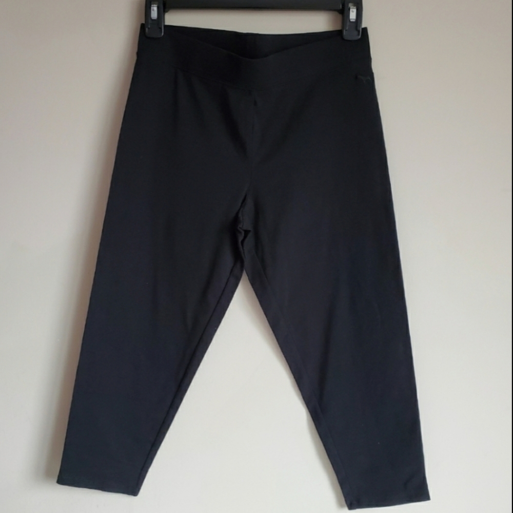PINK VS CROP LEGGINGS SIZE L - Picture 3 of 4